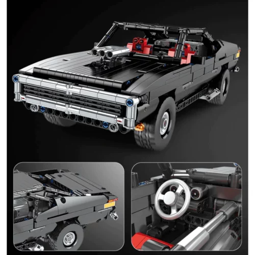 Mould King 13081 – Ferngesteuertes US-Musclecar aus Klemmbausteinen