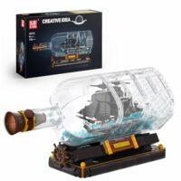 Mould King 10070 Piratenschiff in Flasche "Buddelschiff"