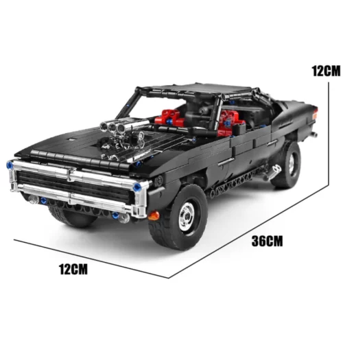Mould King 13081 – Ferngesteuertes US-Musclecar aus Klemmbausteinen